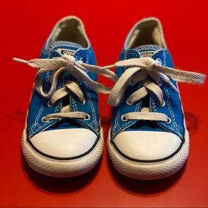 Bright blue size 10 converse